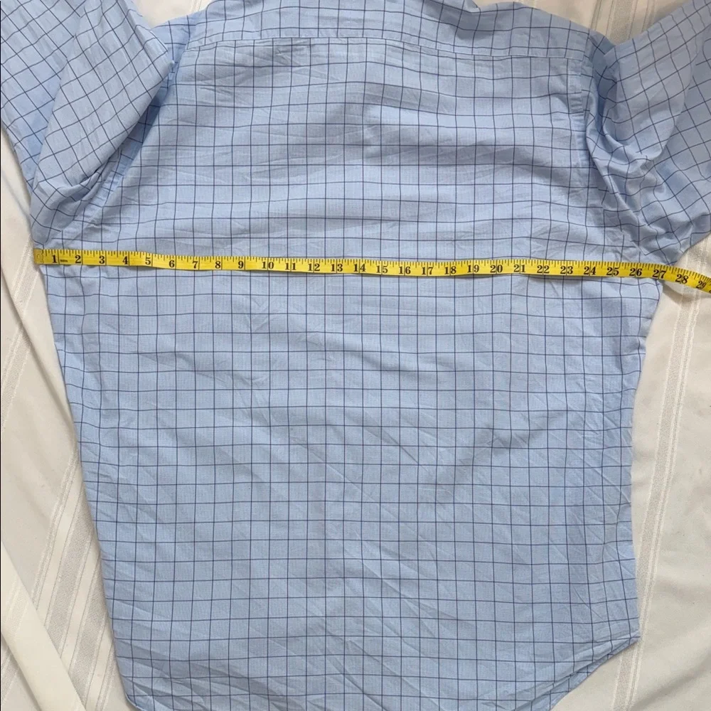Polo‎ by Ralph Lauren Men's Light Blue Plaid Shirt